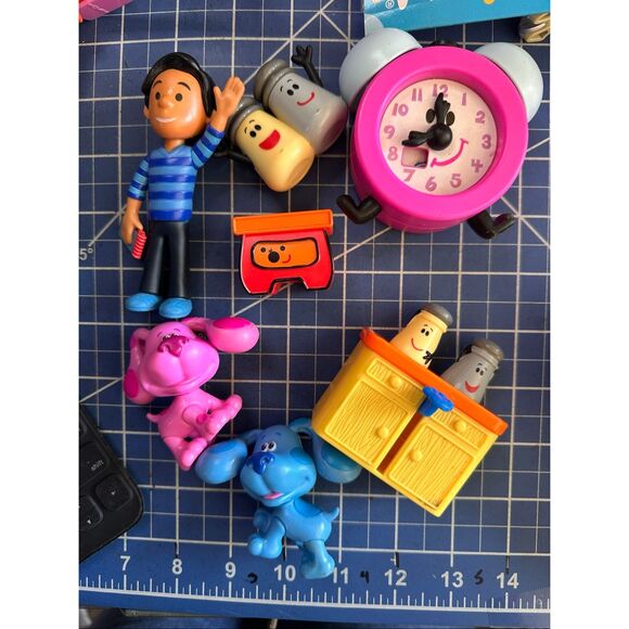 BLUES CLUES vintage figure bundle 7 pcs 20053 - Picture 1 of 1
